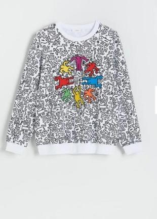 Спортивный костюм оверсайз reserved keith haring2 фото