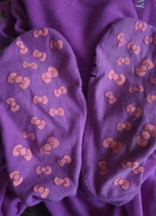 Флисовая пижама, кигуруми, uk 14-16 , hello kitty8 фото