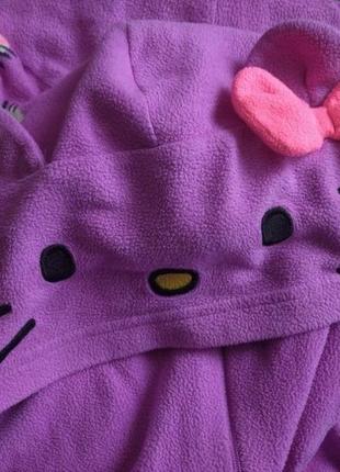 Флисовая пижама, кигуруми, uk 14-16 , hello kitty6 фото