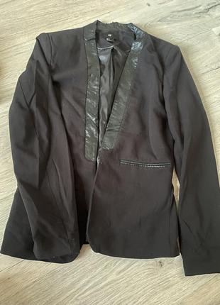 Пиджак черный в хорошем состоянии h&amp;m