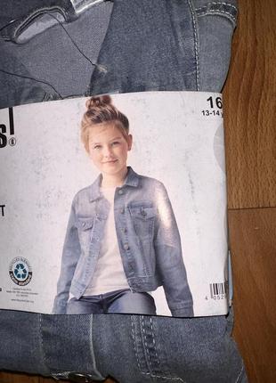 Джинсовый пиджак на 13-14 лет2 фото