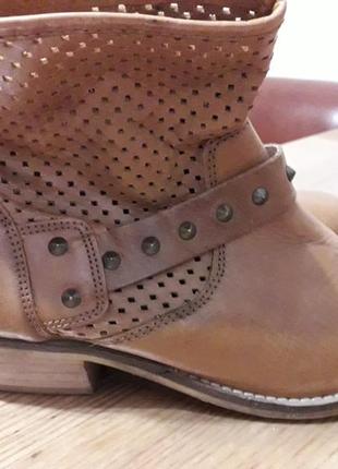 Полусапожки р.37 кожа