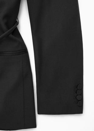 Шерстяной блейзер-смокинг пиджак cos 11921510016 фото