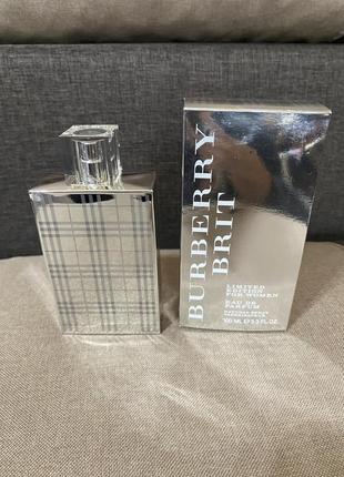 Burberry brit limited edition for woman парфюмерная вода 100 мл, оригінал