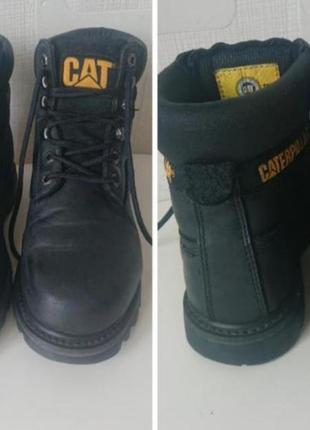 Кожаные оригинальные ботинки caterpillar из сша2 фото