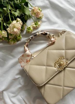 Chanel bag beige2 фото