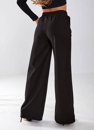 Женские кашемировые брюки палаццо4 фото