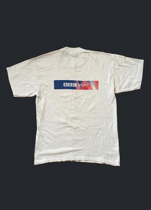 Bbc sport изн tv vintage street tee shirt футболка классическая винтажная спорт новостей