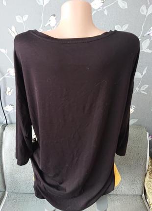 Женакая кофта блуза в рисунок р.48/50 блузка реглан2 фото