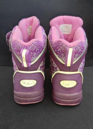 Зимние термо сапоги, фирменные ботинки мембрана на девочку.5 фото