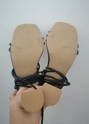 Босоножки на шнуровке2 фото