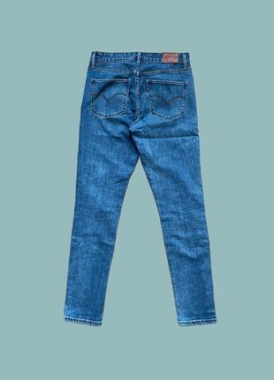 Levis 721 high rise skinny скинни джинсы бмх винтажик классические синие брюки унисекс