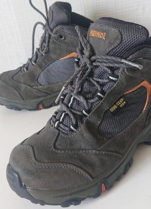 Детские трекинговые мембранные ботинки кроссовки meindl gore tex