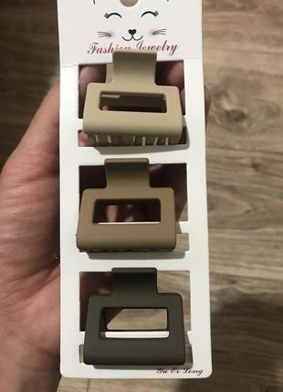 Матові крабики набір3 фото