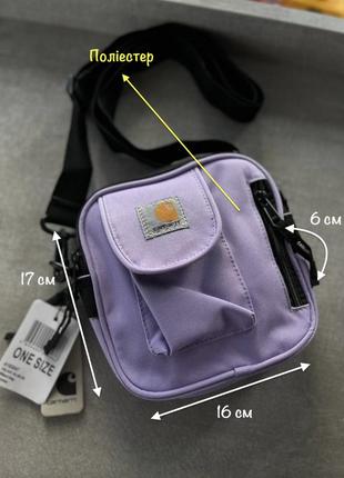 Чоловічий месенджер carhartt барсетка кархарт люкс якість зручна сумка матеріал поліестер