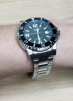 Оригинальные мужские часы casio mtd-1053d с водонепроницаемостью 200м.