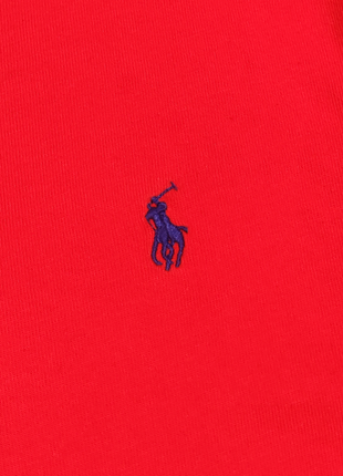 Polo ralph lauren - шикарная базовая тонкая кофта лонгслив оранжевая2 фото