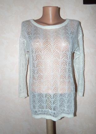 Джемпер ажурна павутинка з мохеру