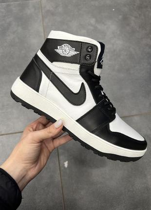 Jordan retro 1 зимние кроссовки жорданы ретро