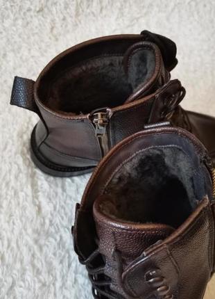 Ботинки мужские massimo dutti зимние мужские ботинки на меху зимние модельные ботиночки для мужчин3 фото