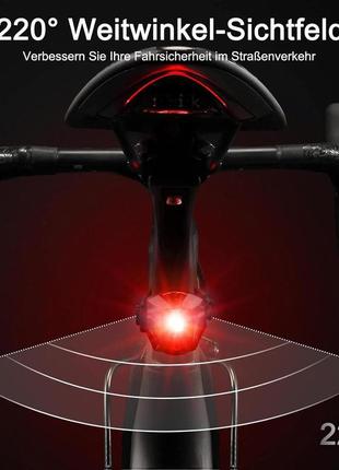 Задній велосипедний ліхтар tavaler водонепроникний, ipx43 фото