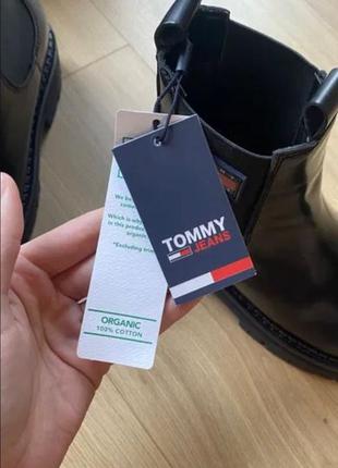 Кожаные ботинки челси tommy hilfiger5 фото