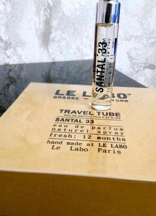 Le labo santal 33💥original travel tube миниатюра 11 мл цена за 1мл2 фото