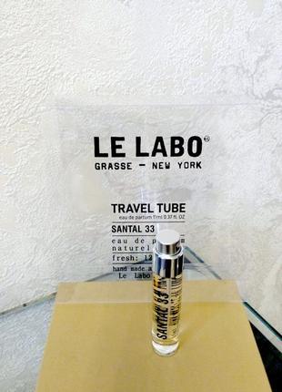 Le labo santal 33💥original travel tube миниатюра 11 мл цена за 1мл7 фото