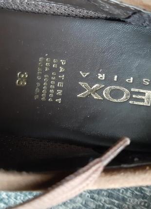 Кроссовки из натуральной кожи и замши geoxx5 фото