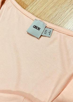 Лёгкий приталенный сарафан платье от asos нежно персикового оттенка5 фото