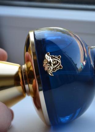 Набор versace, dylan blue pour femme, 100 мл+лосьон 100 мл+гель 100 мл+косметичка. оригинал.4 фото