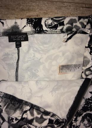 Шикарные черно-белые лосины с высокой посадкой!3 фото