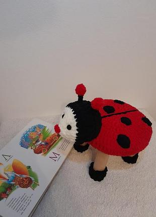 Hendmade стульчик детский "божа коровка"2 фото
