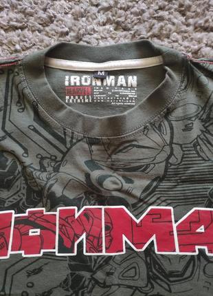 Футболка в принті ironman, залізна людина2 фото