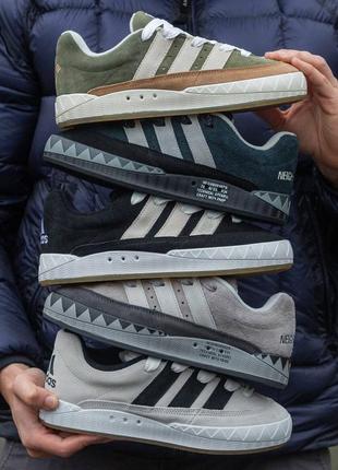 Топ кроссовки aadidas adimatic black white