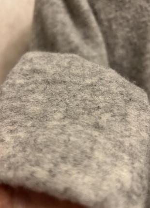 Легкое пальто h&amp;m свет серый меланж3 фото