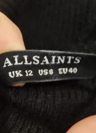 Трикотажна сукня  у складі кашемір від. allsaints7 фото