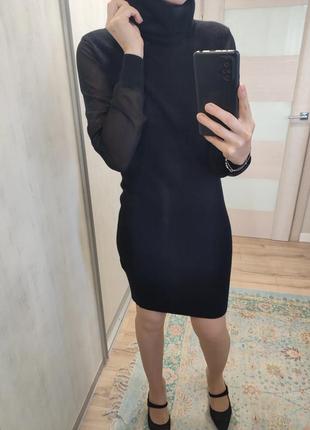 Трикотажна сукня  у складі кашемір від. allsaints4 фото