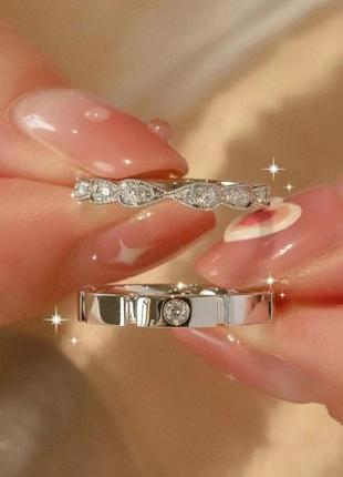 Пара колец минор: мужское и женское кольцо, парные кольца для влюблённых