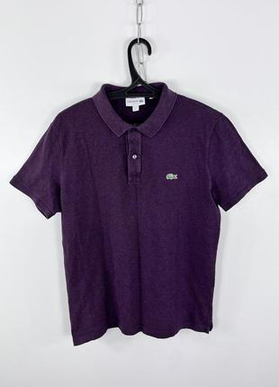 Lacoste polo футболка мужская размер l slim fit1 фото