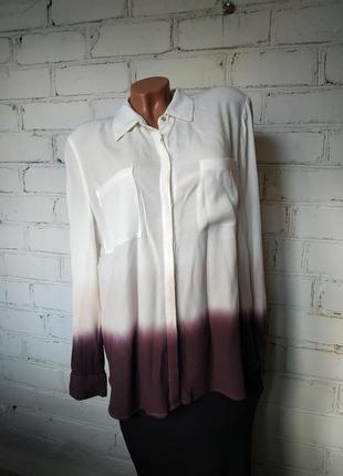 Сорочка/блуза віскоза/градієнт кольору