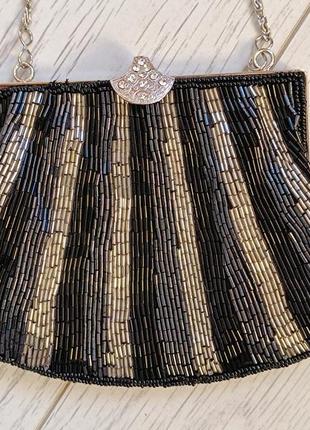 Маленька сумочка, рідікюль, клатч, розшитий бісером.