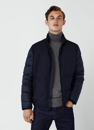 Куртка бомпер стеганный мужское massimo dutti