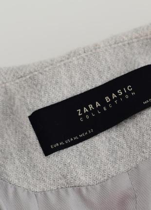 Светло-серый женский пиджак. пиджак zara. серый жакет3 фото