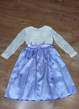 Нарядное платье для девочки 6-8 лет2 фото