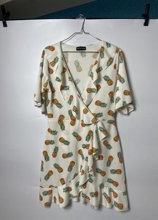 Сукня з принтом ананас plt4 фото