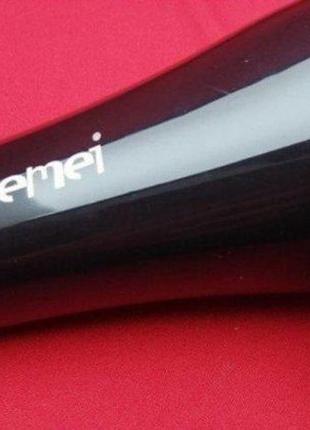 Професійний фен для волосся gemei gm-1780 потужний фен для сушіння та укладання волосся 2400 вт4 фото