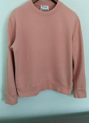 Acne studios свитшот пудровое состояние отличный оригинал9 фото
