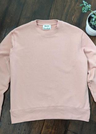 Acne studios свитшот пудровое состояние отличный оригинал8 фото