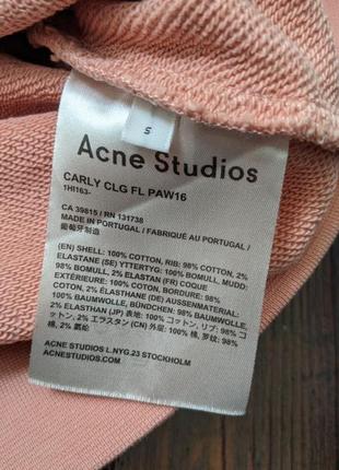 Acne studios свитшот пудровое состояние отличный оригинал7 фото